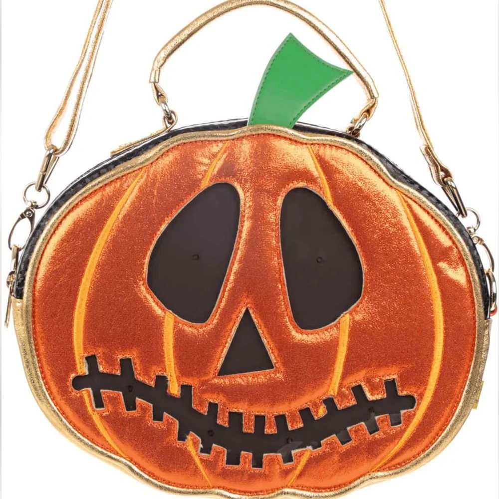 Irregular Choice Happy Hauntings Pumpkin Backpack - Picture 7 of 7